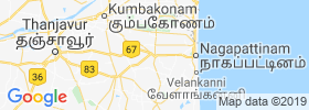 Thiruvarur map
